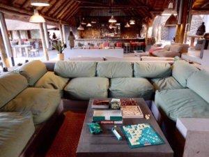 Lounge area for Simbavati River Lodge