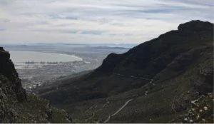 Views from the hike to the top of Table Mountain, South Africa