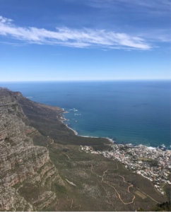 Views of Camps Bay from Table Moutain