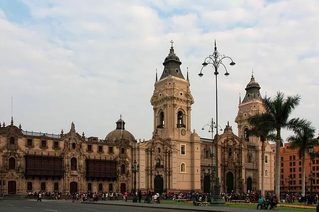 Architecture in Lima, Peru.