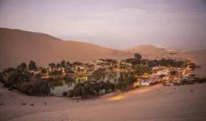 Sand dunes and Oasis of Huaccacina