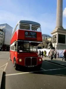 London double decker bus