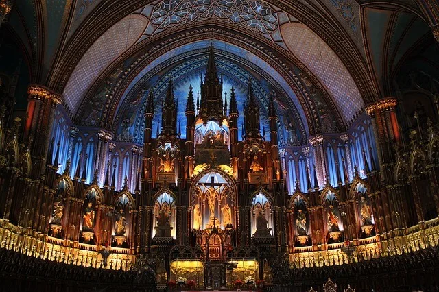 Notre Dame Cathedral Montreal inside