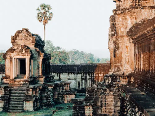 Angkor Wat inside temple