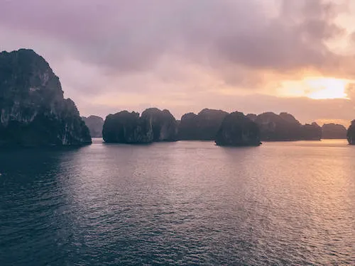 Bai Tu Long Bay Sunset