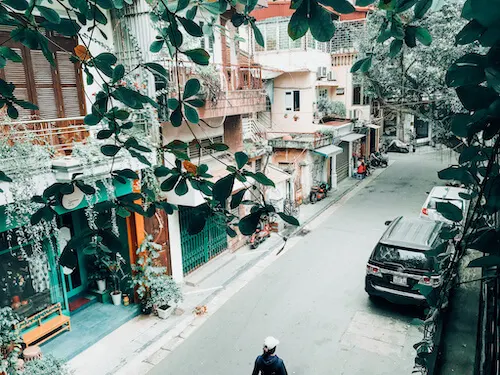 Side Street in Hanoi