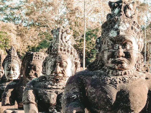 Gates outside Angkor Thom