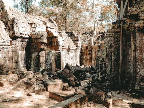 Ta Nei Temple inside