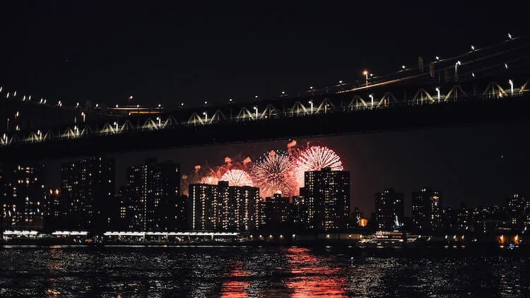 Brooklyn Bridge, 4th of July, NYC