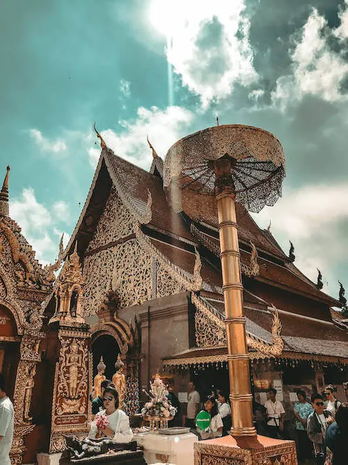 Doi Suthep sparkling in the sun