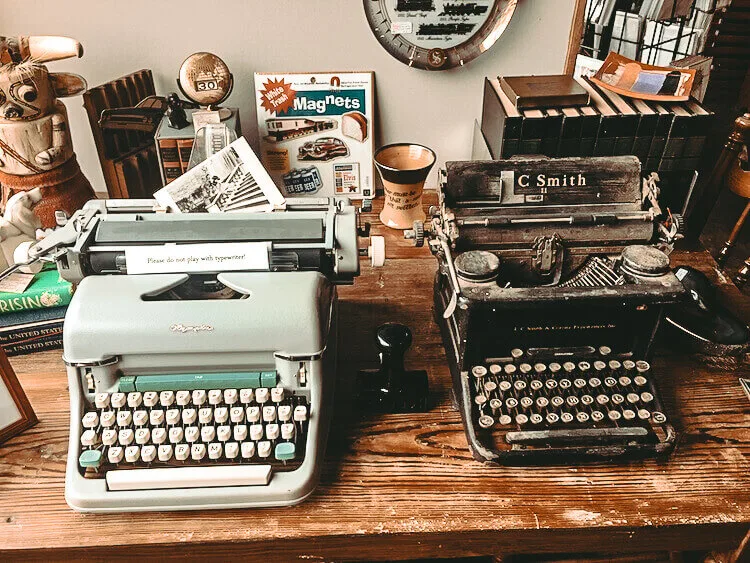 Old Typewriters found at an antique shop in Little Rock