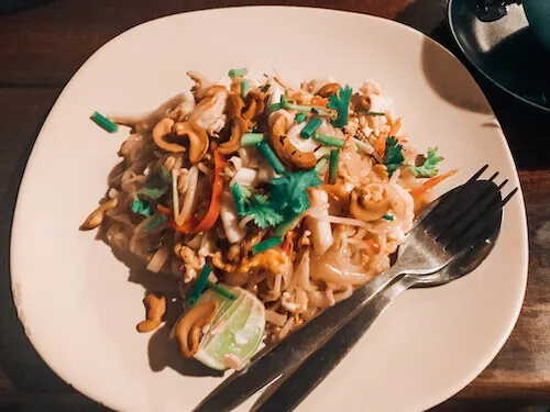 Pad Thai at Sunrise Restaurant, Koh Lipe