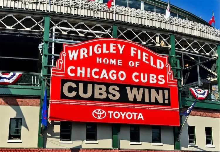 Wrigley Field sign