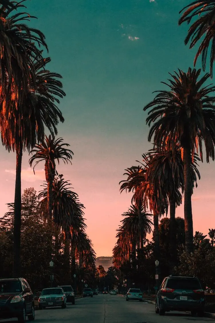 Hollywood at sunset