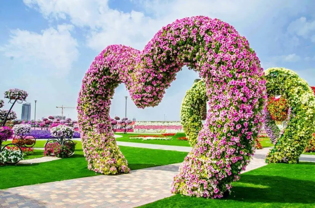 Dubai Miracle Garden | Places to Visit in Dubai for a Honeymoon