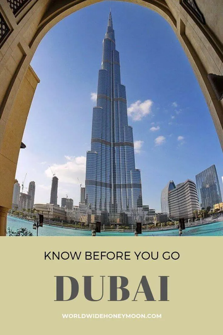 Know Before You Go- Dubai