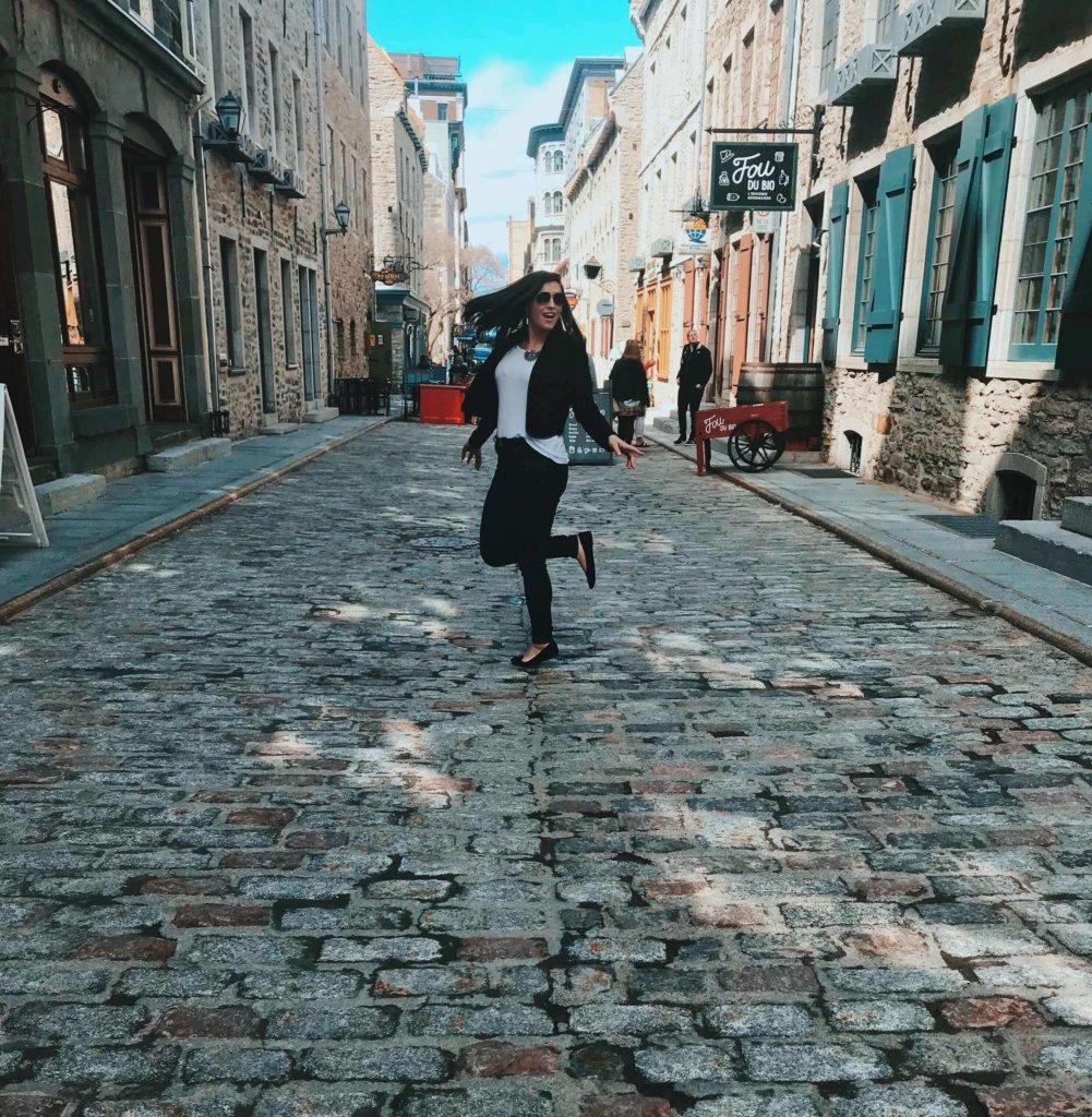 Dancing around the streets of Old Quebec | 2 days in Quebec City itinerary