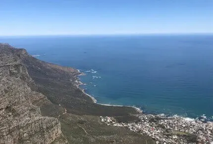 Views of Camps Bay from Table Moutain