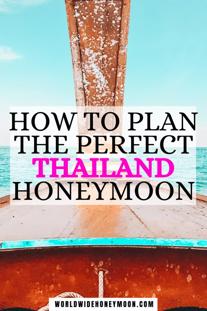 The is the ultimate Thailand Honeymoon Guide | Thailand Honeymoon Itinerary | Thailand Honeymoon Resorts | Thailand Honeymoon Pictures | Ultimate Honeymoon in Thailand | Perfect Honeymoon in Thailand | Bangkok Thailand | Chiang May Thailand | Koh Lipe Thailand | Honeymoon Thailand | Vacation Thailand | Southeast Asia | Thailand Honeymoon Destinations
