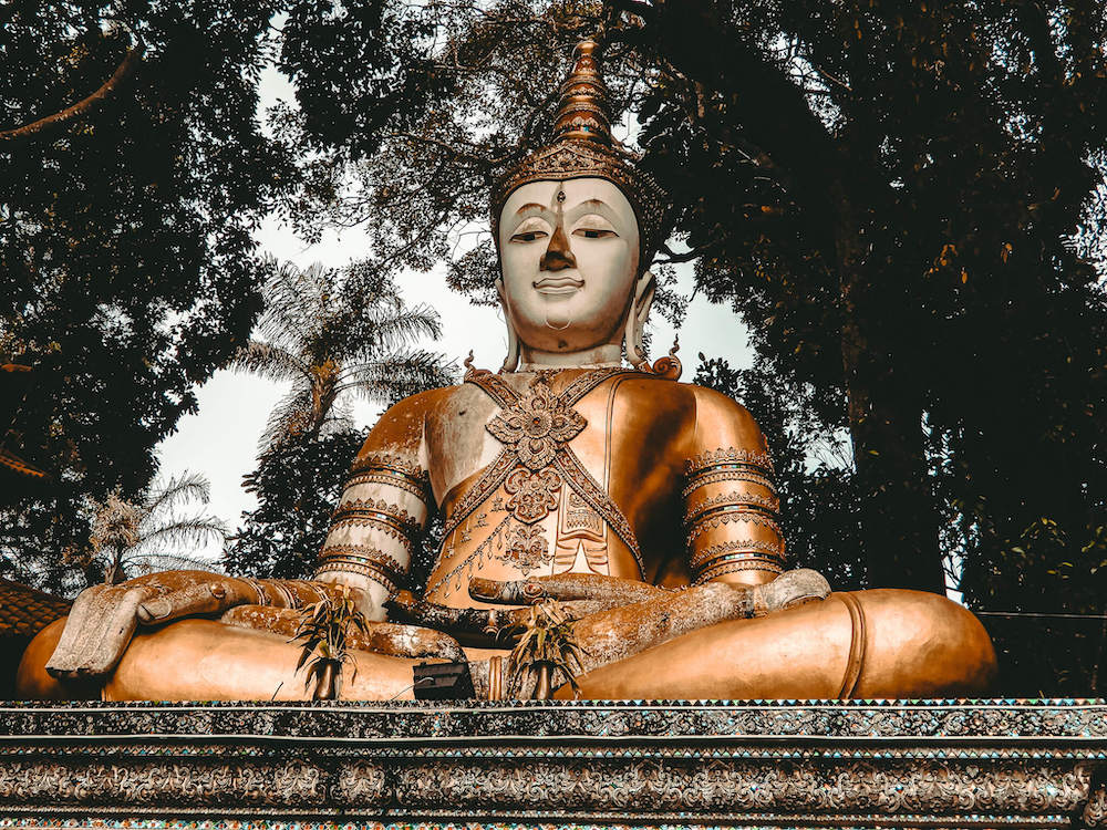 Buddha outside of Doi Suthep