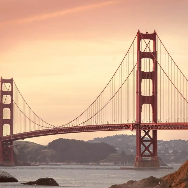 Golden Gate Bridge at sunset (1)