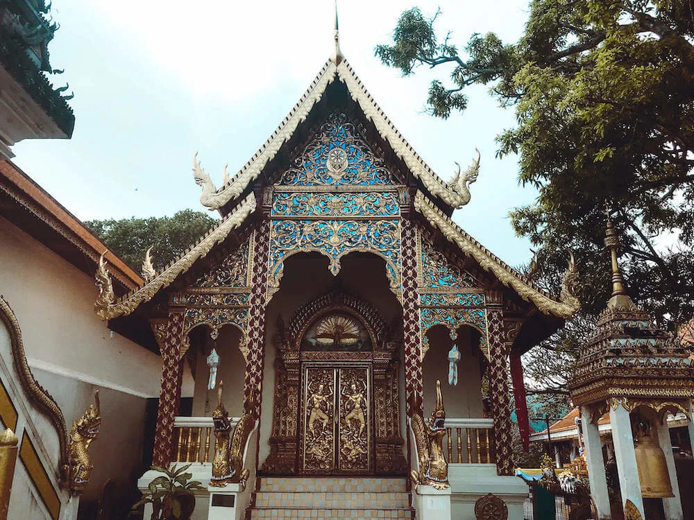 dazzling temple at Doi Suthep