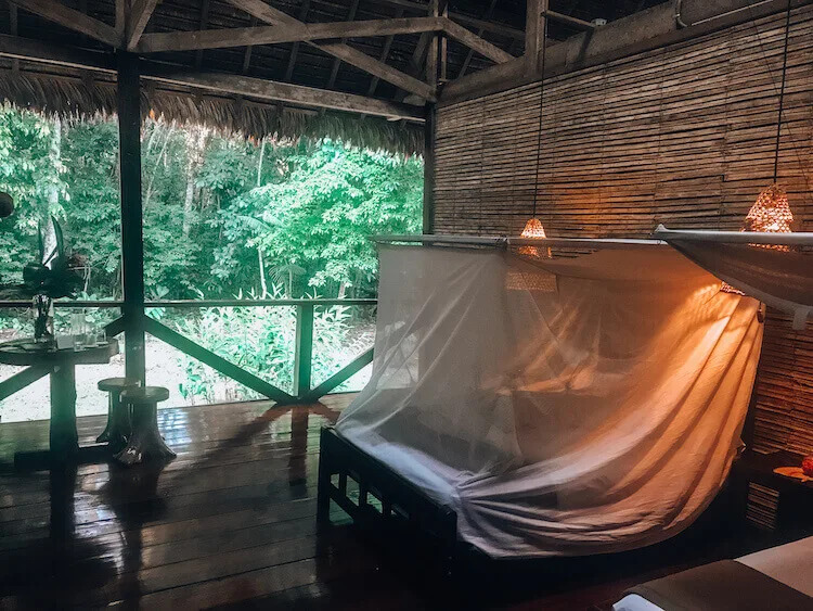Refugio Amazonas Lodge room - Peru itinerary