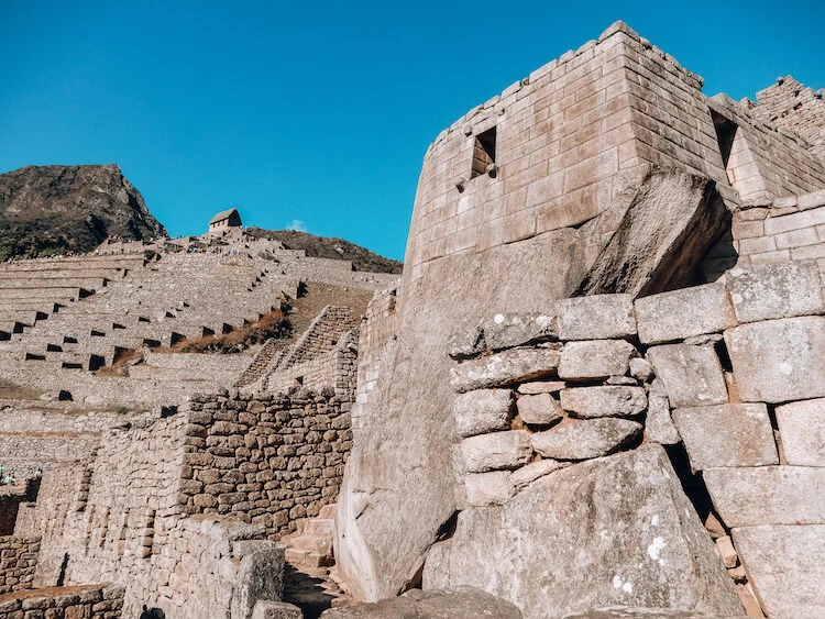 Entrance to Priest's cave at Machu Picchu