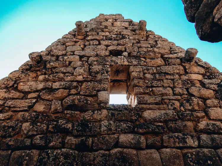 House architecture and open window at Machu Picchu