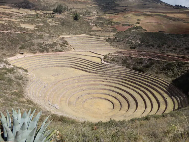 Moray Incan ruins in the Sacred Valley