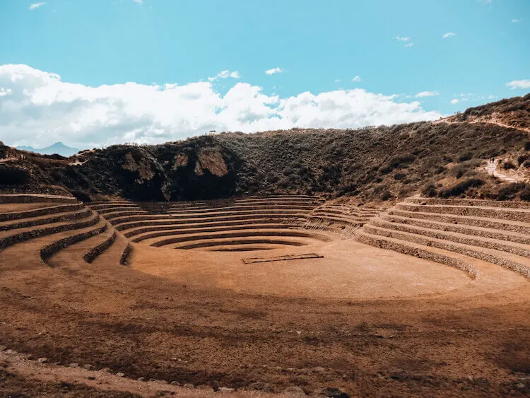Moray ruins in the Sacred Valley