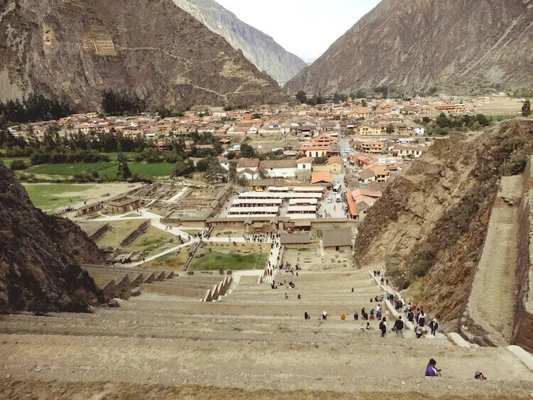 Ollantaytambo Ruins in Ollantaytambo, Sacred Valley, Peru