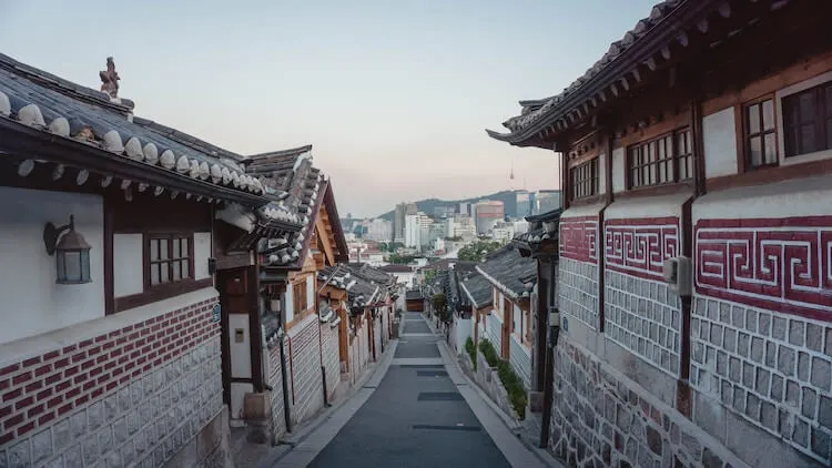 Traditional neighborhood Seoul, Korea