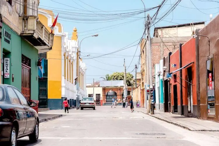 Barranco neighborhood in Peru