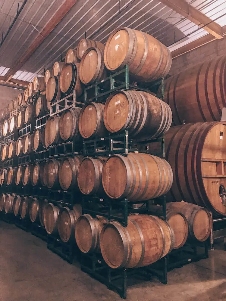 Firestone Winery barrels