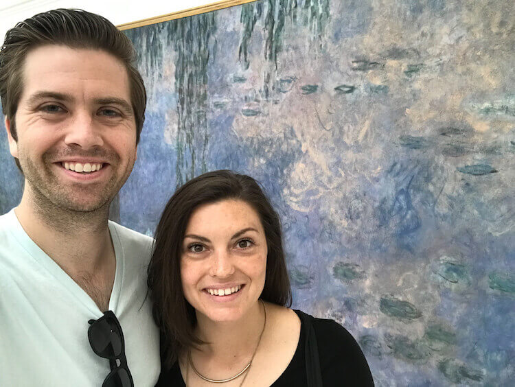 Kat & Chris at Museum L'Orangerie