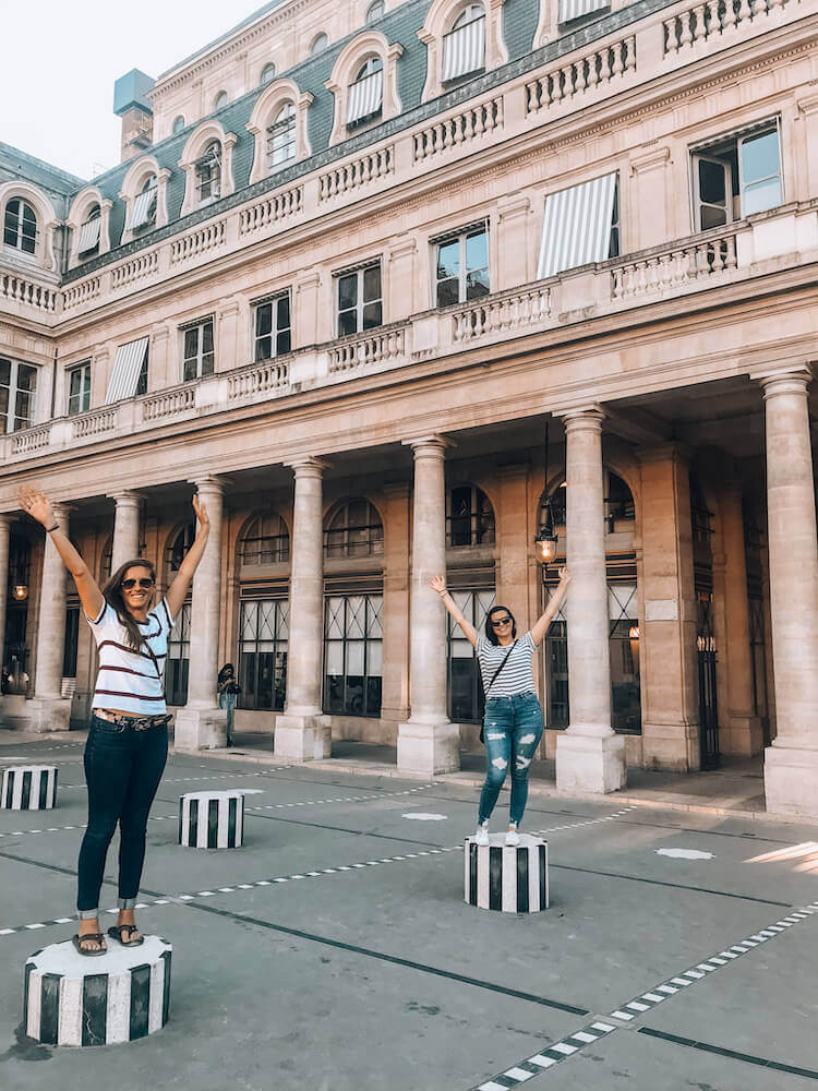 Kat and Alice at Palais Royal