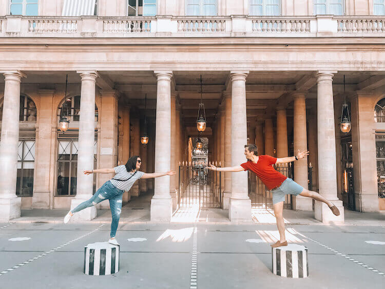 Kat and Chris at Palais Royal