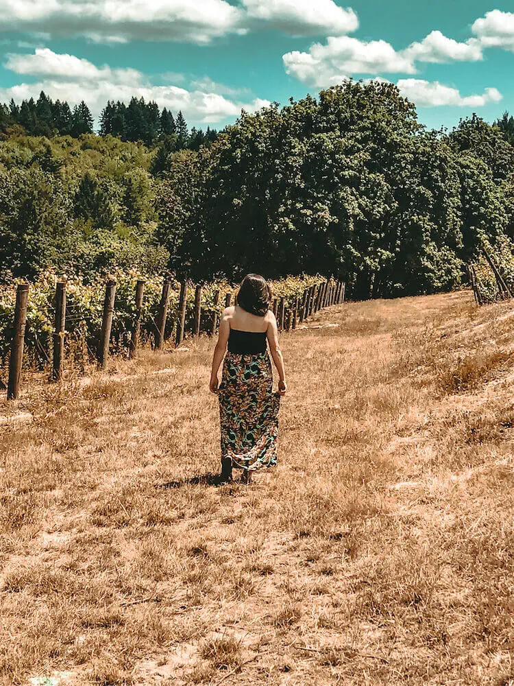 Kat in the Willamette Valley, Oregon