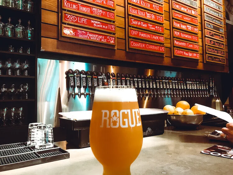 Rogue brewery in Portland, Oregon