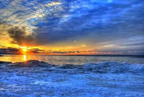 Winter on Lake Michigan