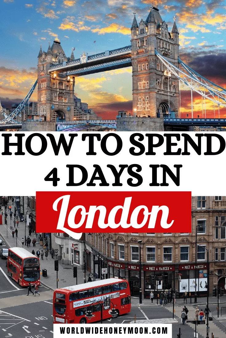 This is the ultimate 4 days in London itinerary | London Travel | London Itinerary | London Travel Photos | London Travel Places | Things to do in London England | 4 Days in London Packing | London Itinerary First Time | London Travel Guide | London Travel Tips | Europe Destinations | Travel Ideas | UK Destinations | London 4 Days | London 4 Day Itinerary | London in 4 Days Travel Guide