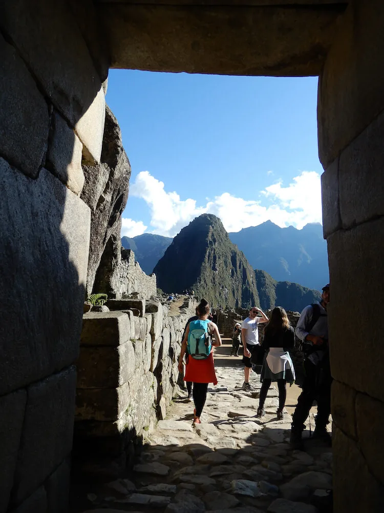 Entrance to Machu Picchu