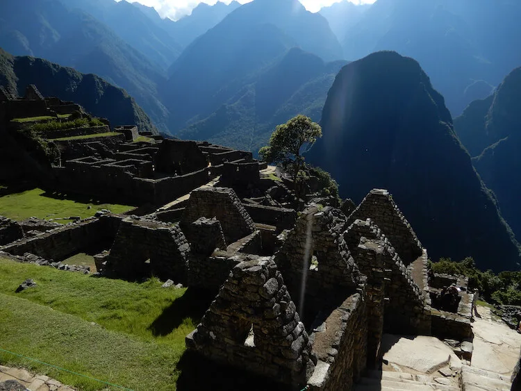 Houses at Machu Picchu