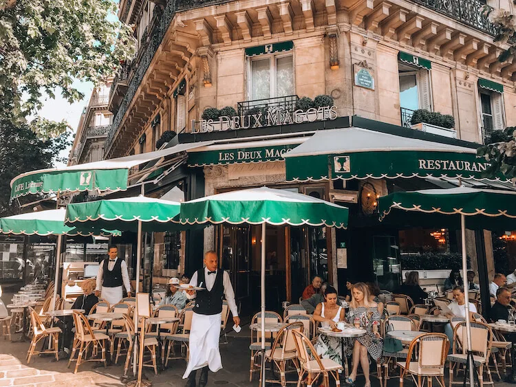 Les Deux Magots in Paris