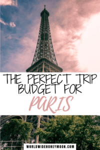 Perfect budget for Paris