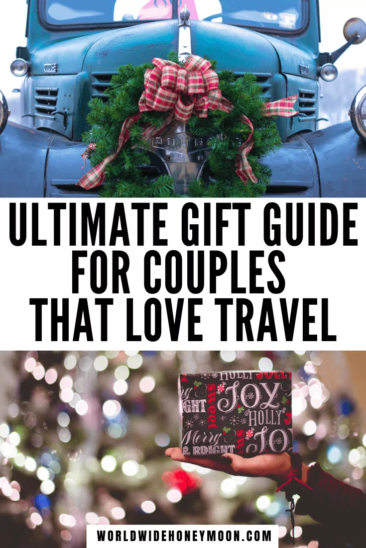 The Ultimate Gift Guide for Couples That Love Travel | Travel Gifts For Couples | Gifts for Couples Who Travel | Gifts for Couples Who Like to Travel | Wedding Gifts for Couples Who Travel | Engagement Gifts for Couples Travel | Gifts for Travel Couple | Couples Travel Gifts | Gift Ideas for Her | Gift Ideas for Him | Gifts for Travelers | Gifts for Travel Lovers | Gifts for Traveling | Travel Gift Ideas