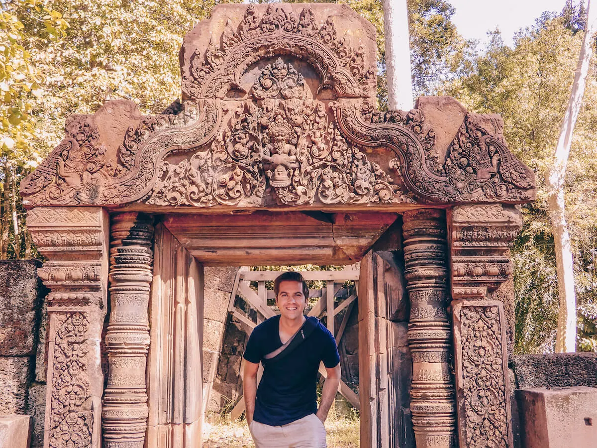 Chris at Angkor Wat