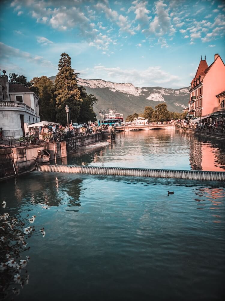 Exploring the canals of Annecy, France