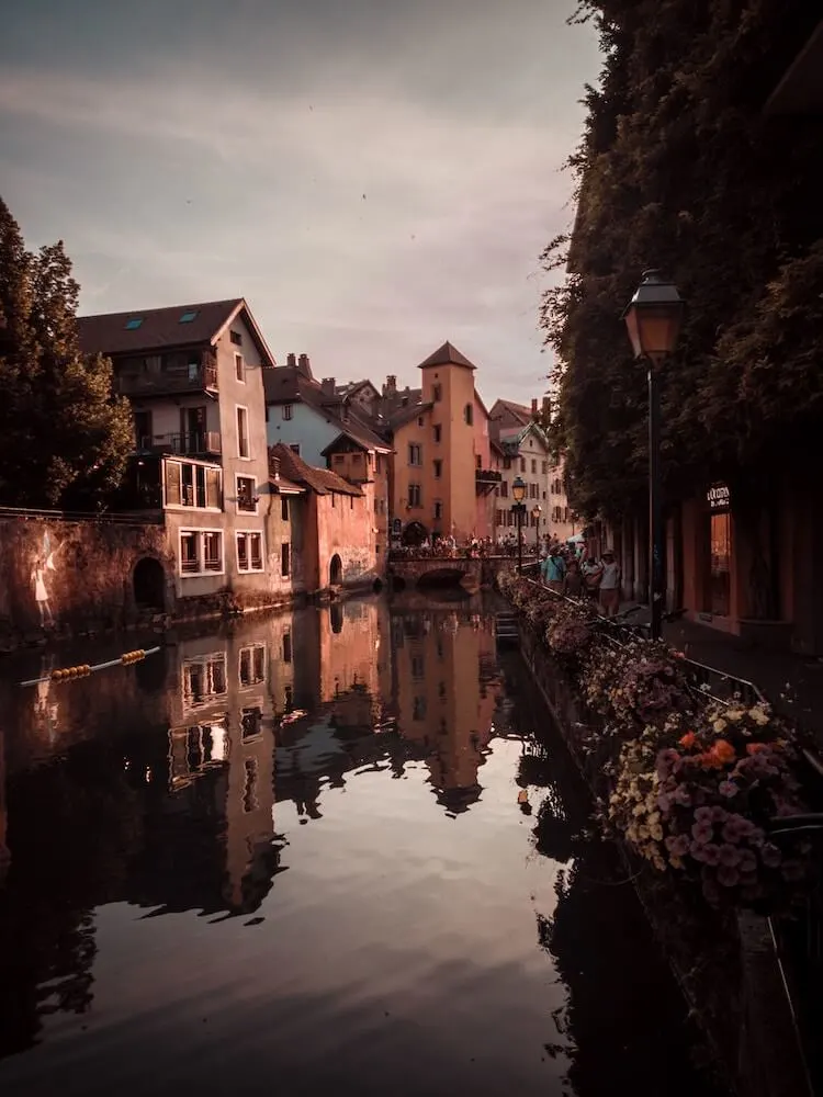 Morning in Annecy, France